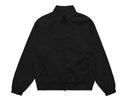 COTTON/NYLON TRACK JACKET BLACK thumbnail image