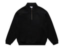 QUARTER ZIP SWEATSHIRT BLACK thumbnail image