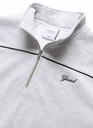 QUARTER ZIP SWEATSHIRT ASH GREY thumbnail image