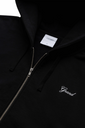 ZIP UP SCRIPT SWEATSHIRT BLACK thumbnail image