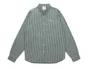 BLAIR STRIPED POPLIN SHIRT FOREST thumbnail image