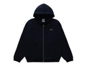 ZIP UP SCRIPT SWEATSHIRT MIDNIGHT NAVY thumbnail image