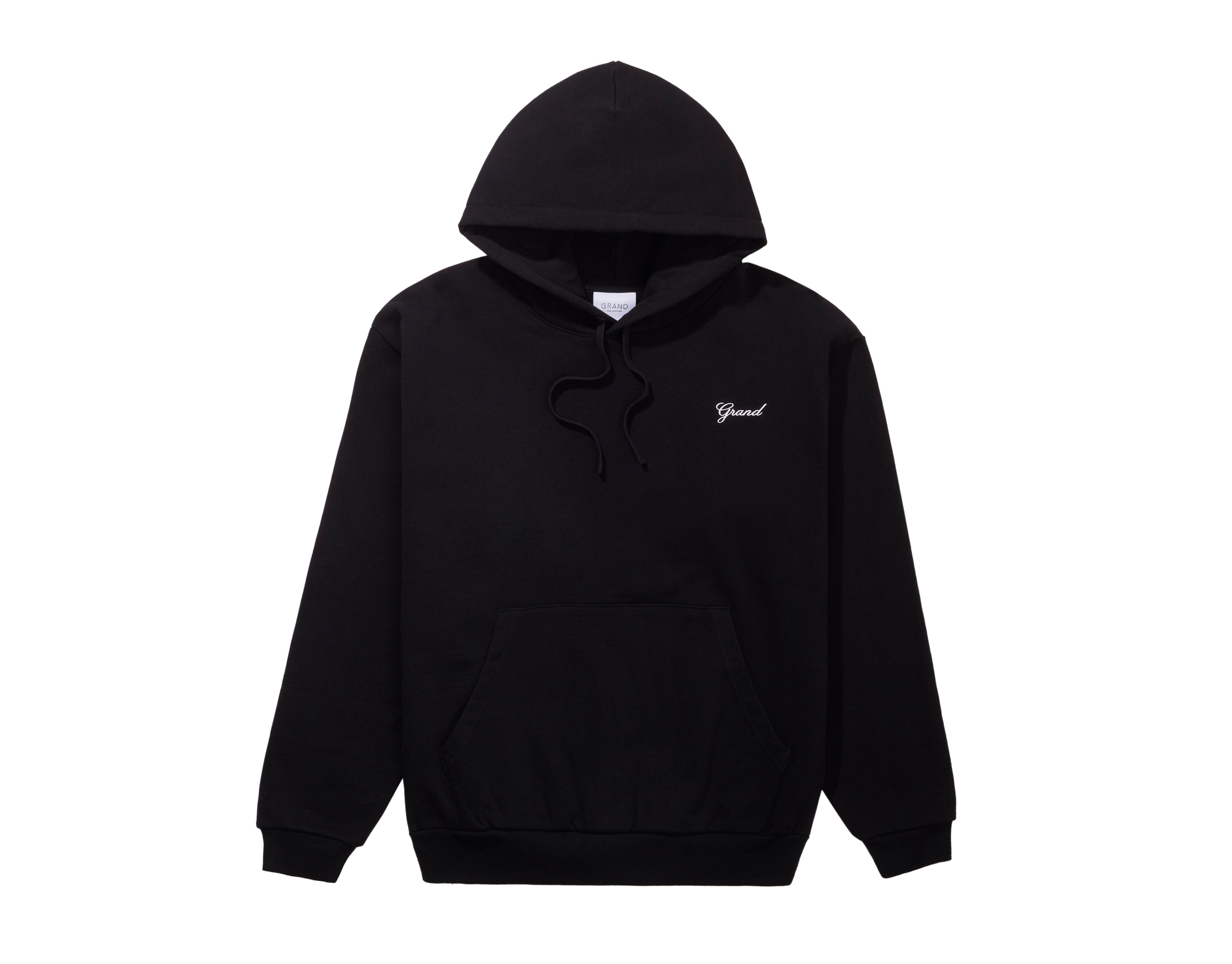 Grand Script Hoodie Black – Grand Collection