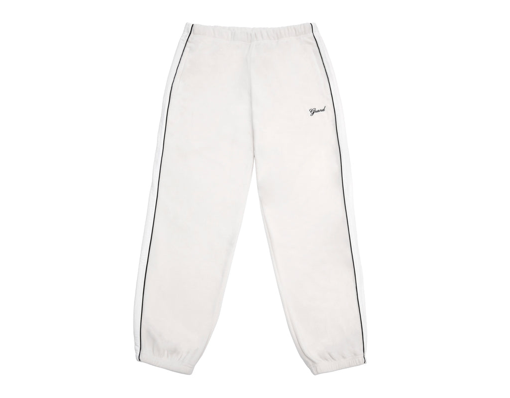 Micro Fleece Pant with Nylon Cream/White
