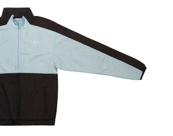 Nylon Track Jacket Black/Pale Blue