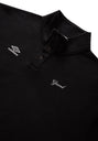 GRAND X UMBRO SWEATSHIRT WITH BUTTON COLLAR BLACK thumbnail image