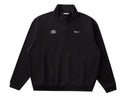 GRAND X UMBRO SWEATSHIRT WITH BUTTON COLLAR BLACK thumbnail image