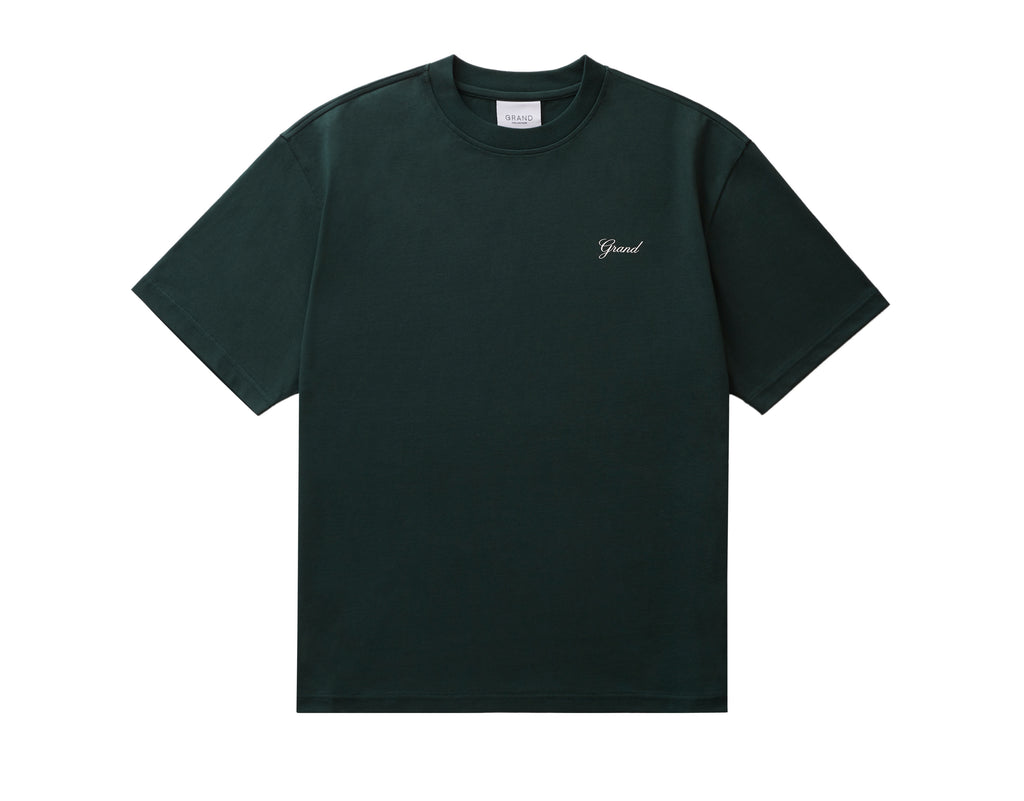 Grand Script Tee Forest