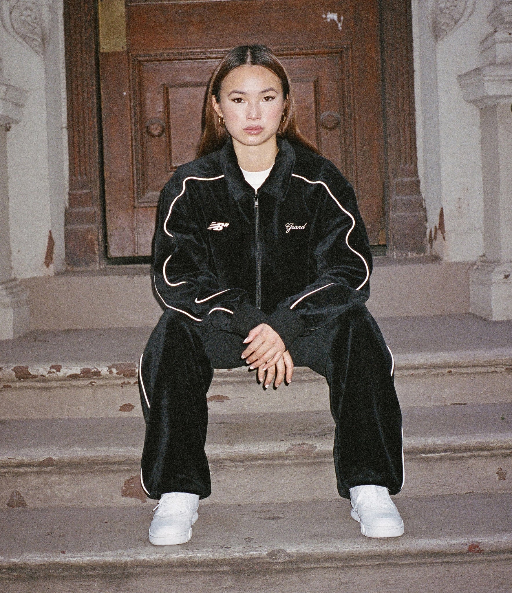 GRAND X NEW BALANCE VELOUR PANT