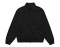 COTTON/NYLON TRACK JACKET BLACK