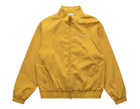 COTTON/NYLON TRACK JACKET DEEP YELLOW
