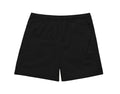 COTTON/NYLON TRACK SHORT BLACK