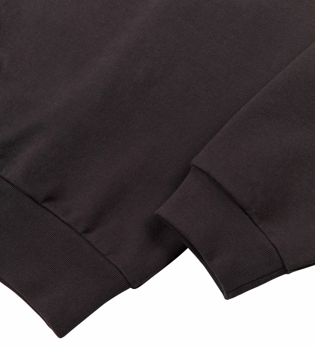 EMBROIDERED CREWNECK ESPRESSO