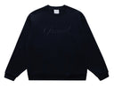 EMBROIDERED CREWNECK MIDNIGHT NAVY thumbnail image