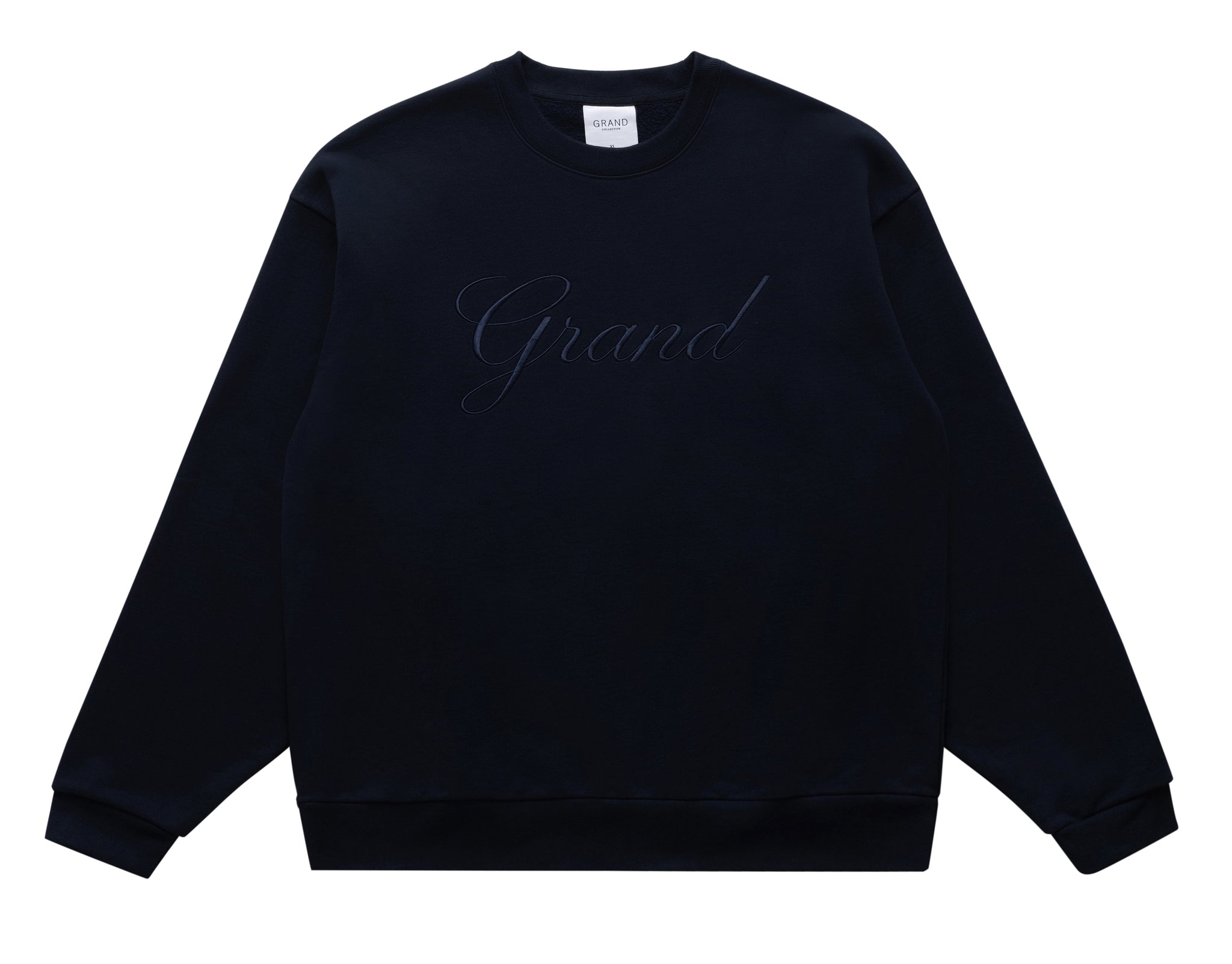 EMBROIDERED CREWNECK MIDNIGHT NAVY