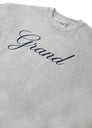 Embroidered Crewneck Ash Grey thumbnail image