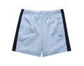 COTTON/NYLON TRACK SHORT POWDER BLUE