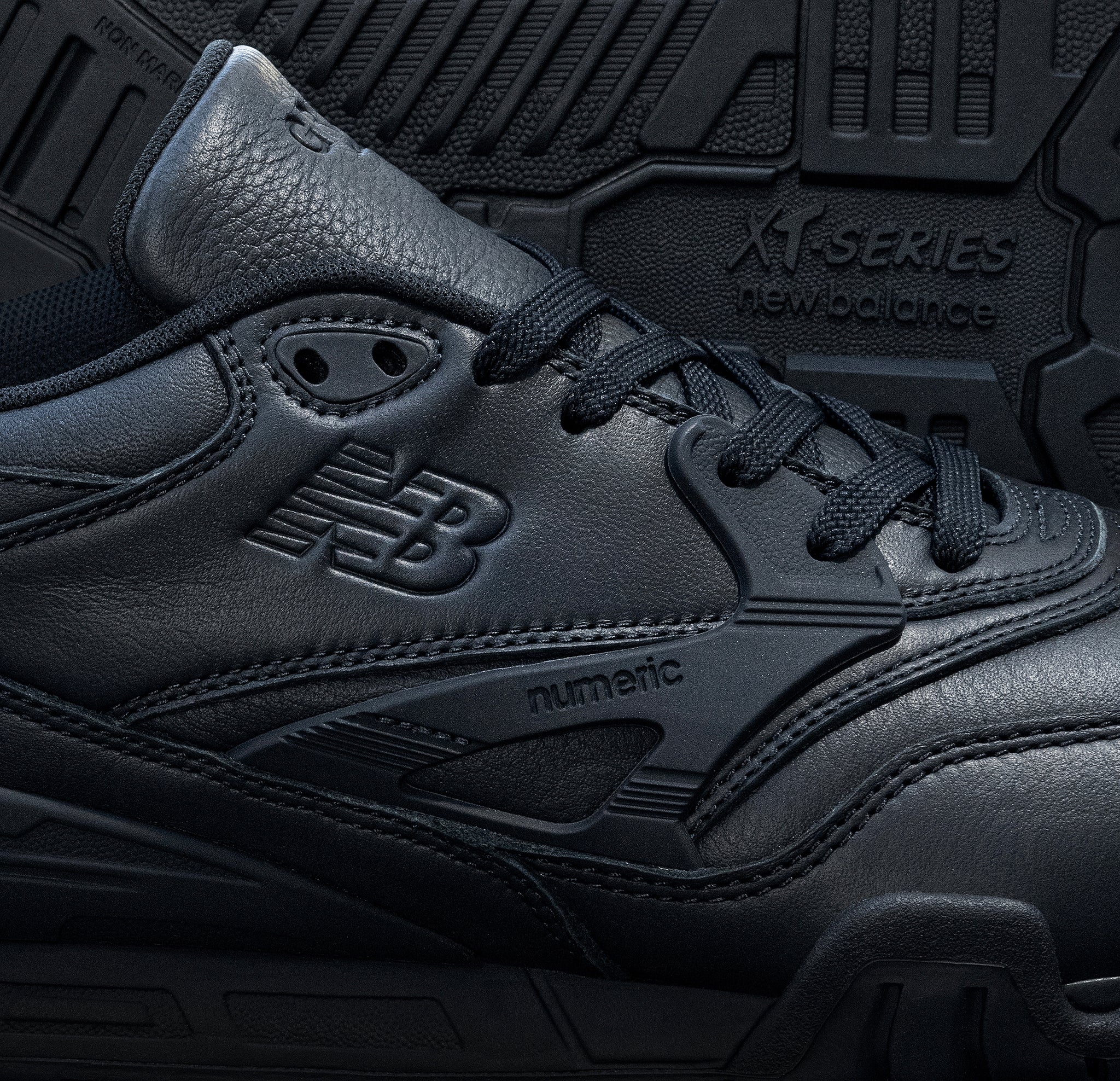 Grand x New Balance 770 Black Leather