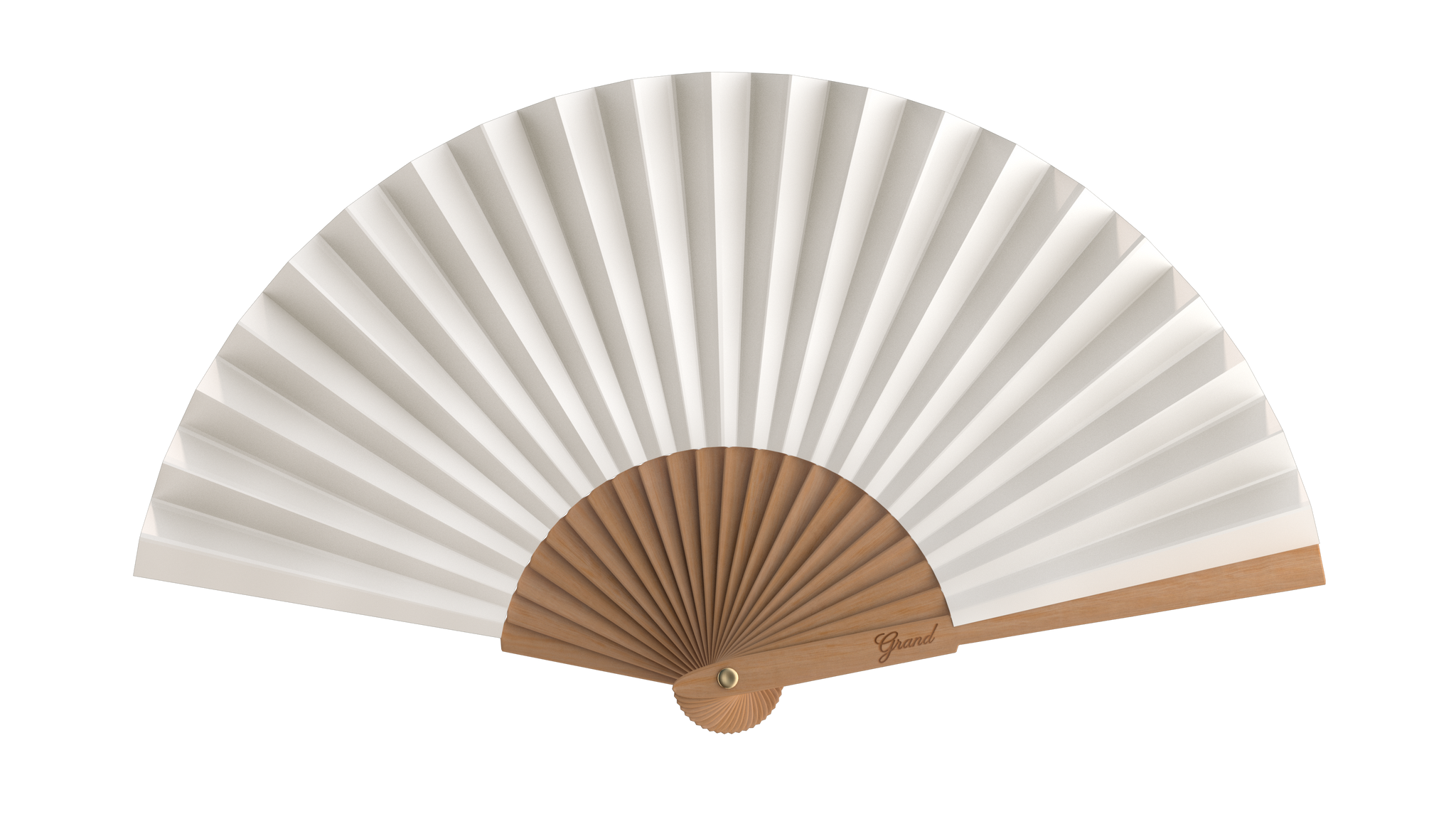 HAND FAN TEE WHITE