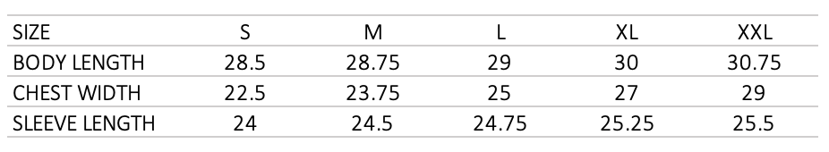 sizechart
