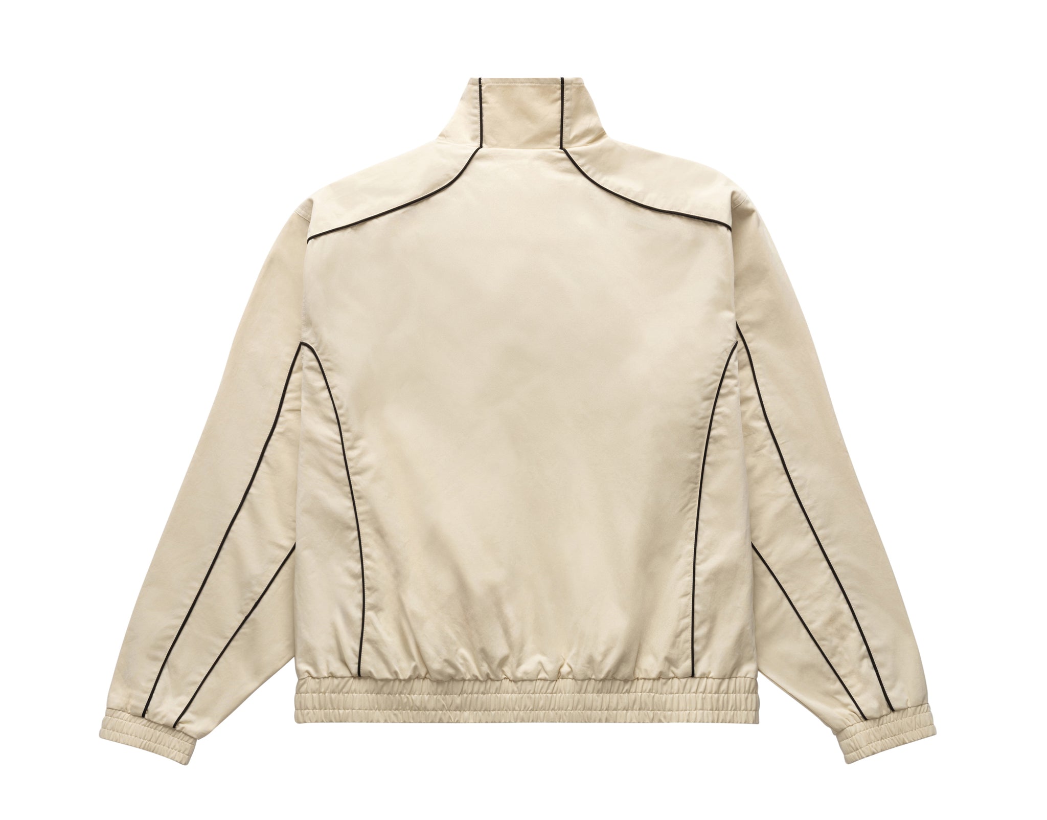 HARRINGTON JACKET WITH PIPING CREAM