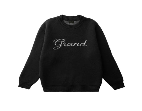 Italian Cashmere/Virgin Wool Sweater Black