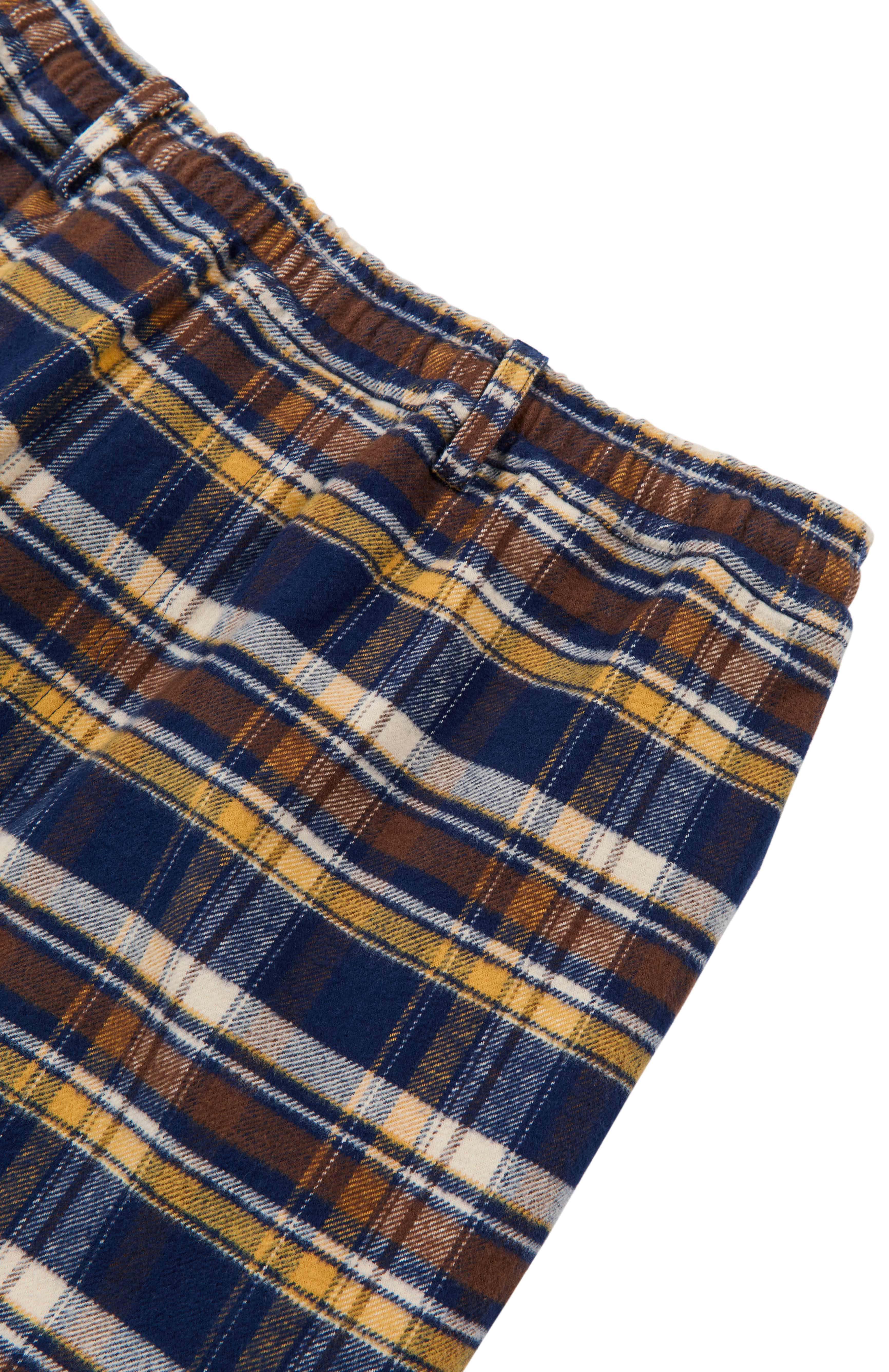 JAPANESE COTTON PANT YELLOW/ESPRESSO