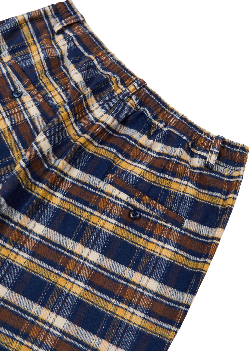 JAPANESE COTTON PANT YELLOW/ESPRESSO
