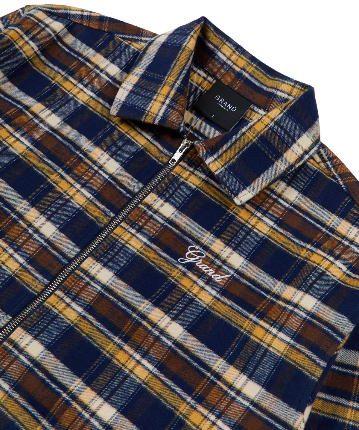 JAPANSE COTTON OVERSHIRT YELLOW/ESPRESSO