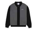 KNIT QUARTER ZIP GREY/BLACK