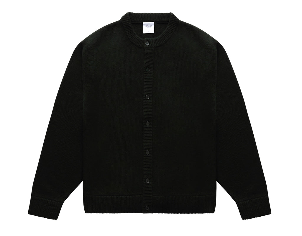 WOOL BUTTON UP SWEATER