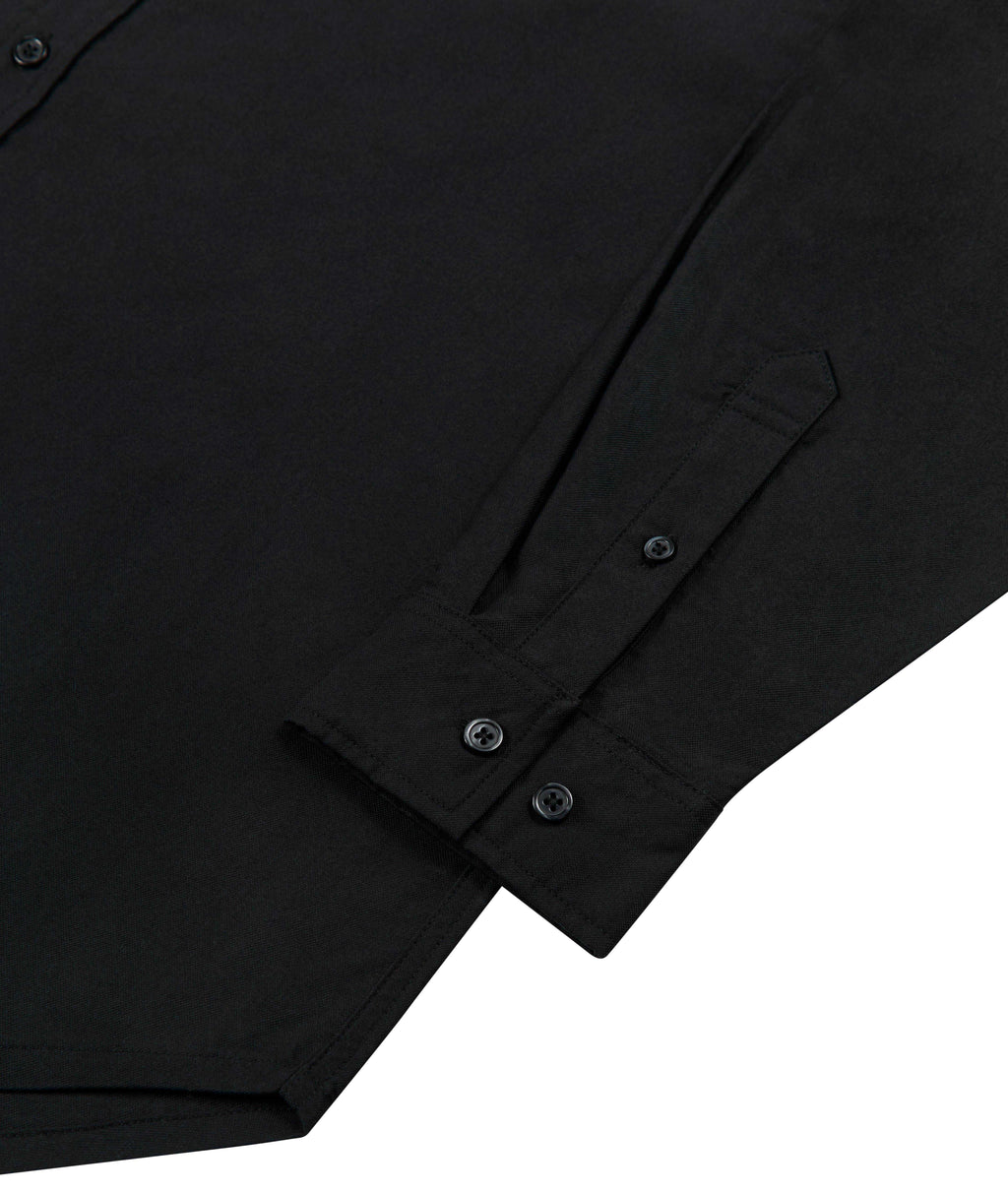 GRAND X NEW BALANCE OXFORD SHIRT BLACK