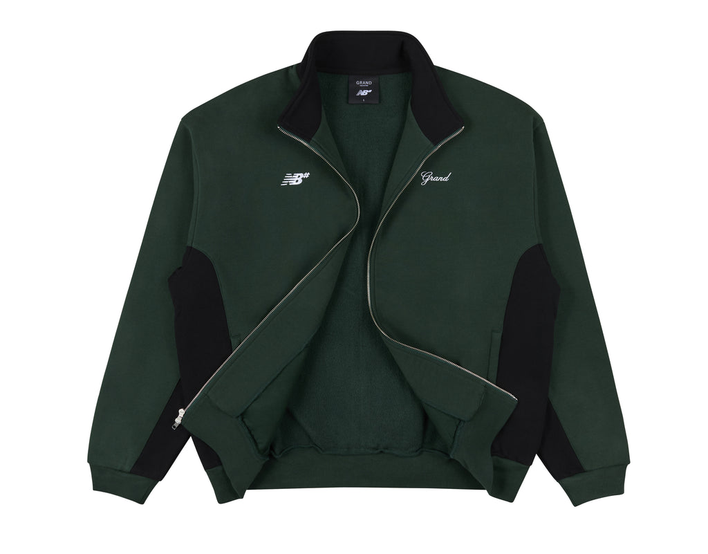 GRAND X NEW BALANCE ZIP UP SWEATSHIRT