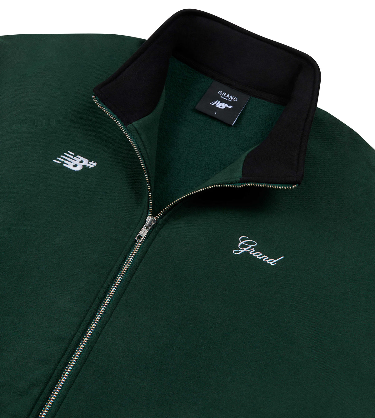 GRAND X NEW BALANCE ZIP UP SWEATSHIRT