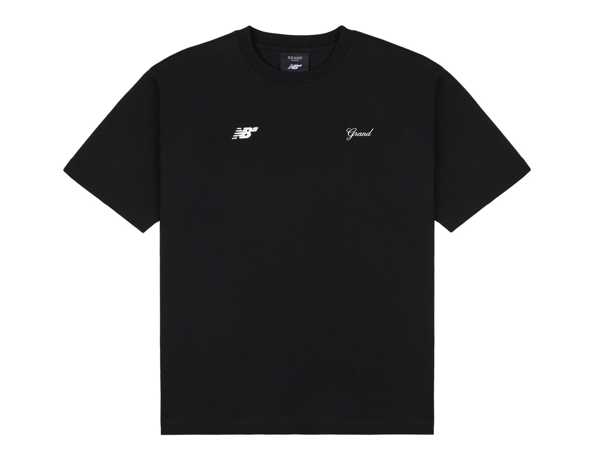 GRAND X NEW BALANCE TEE BLACK
