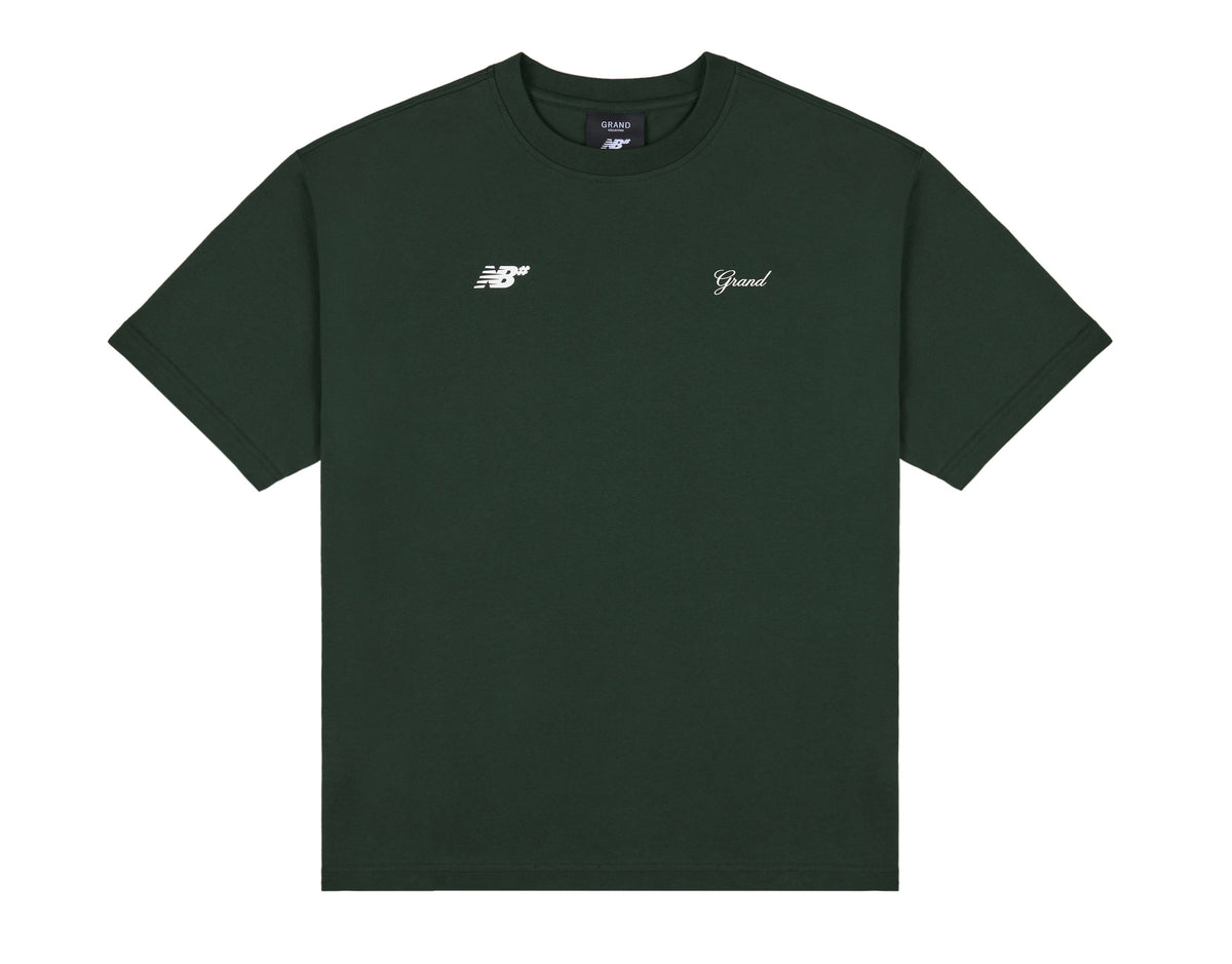 GRAND X NEW BALANCE TEE FOREST