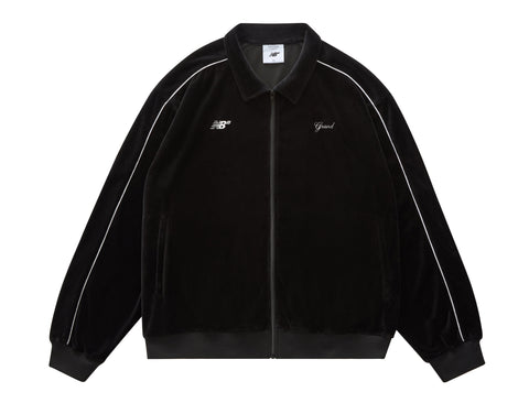 GRAND X NEW BALANCE VELOUR TRACK JACKET
