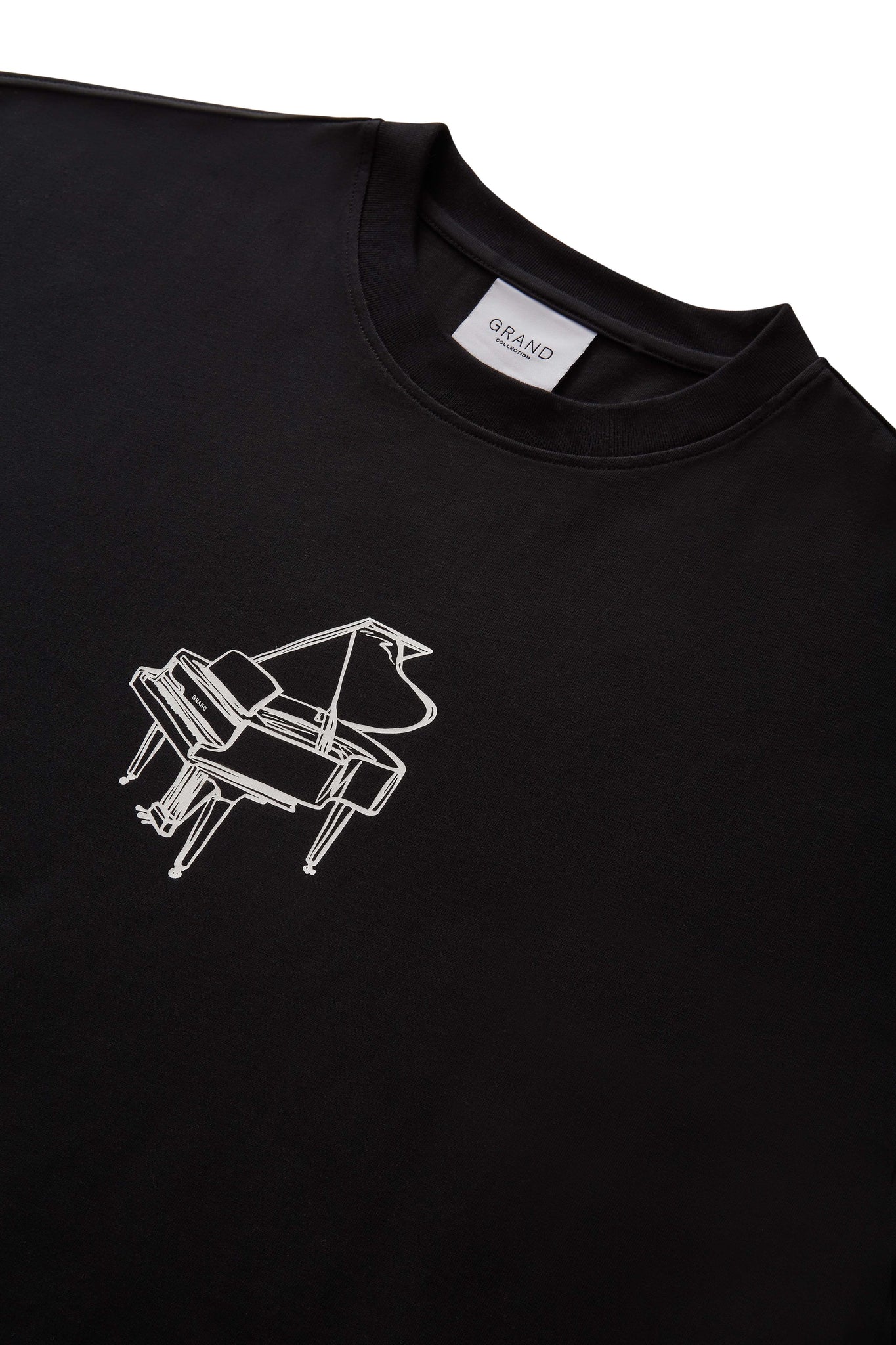 Grand Piano Tee Black