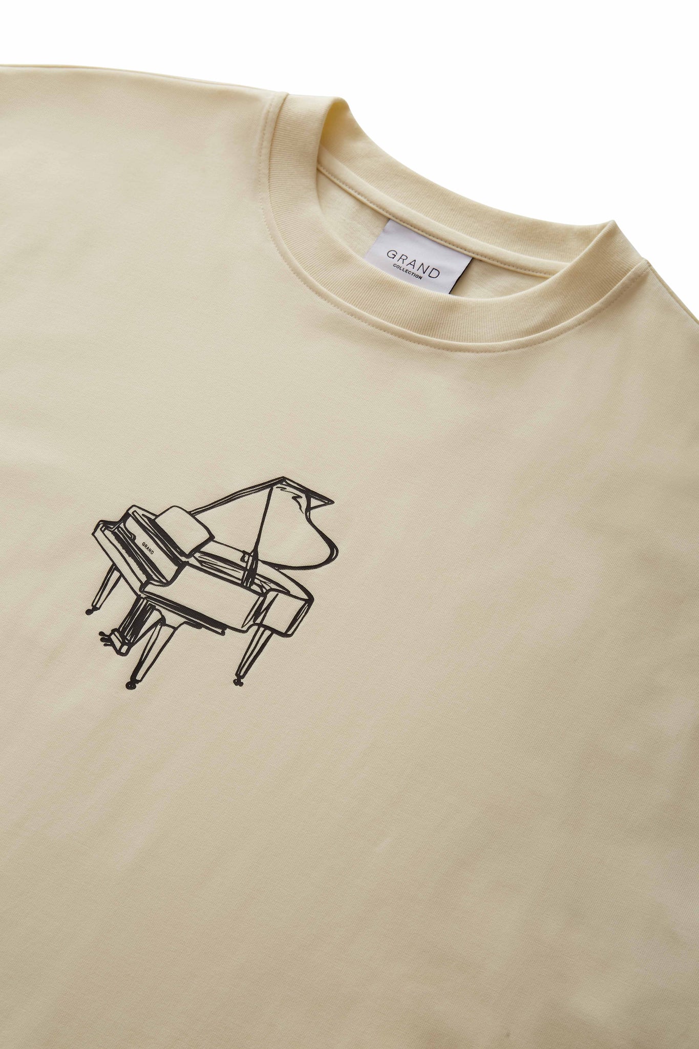 Grand Piano Tee Cream