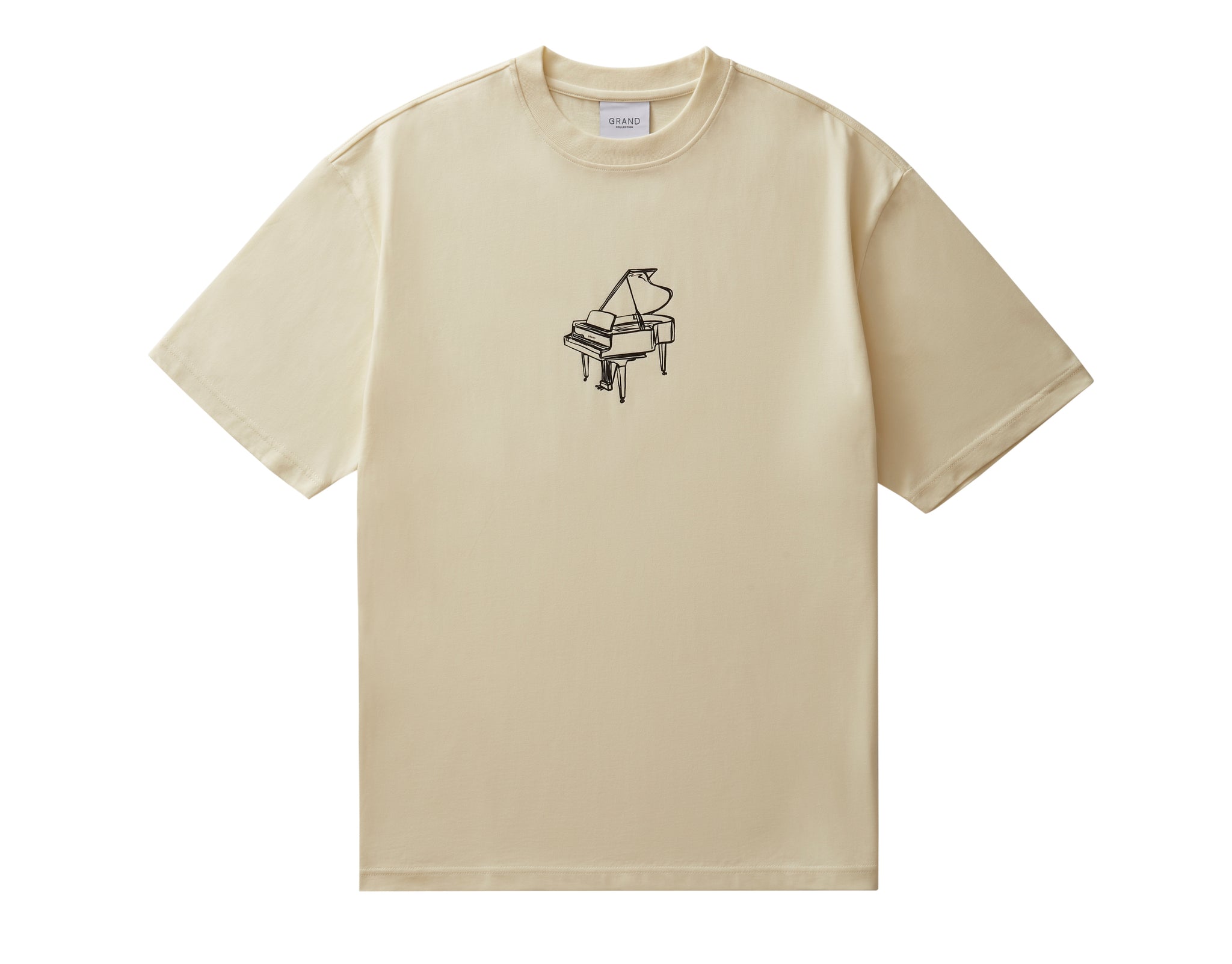 Grand Piano Tee Cream