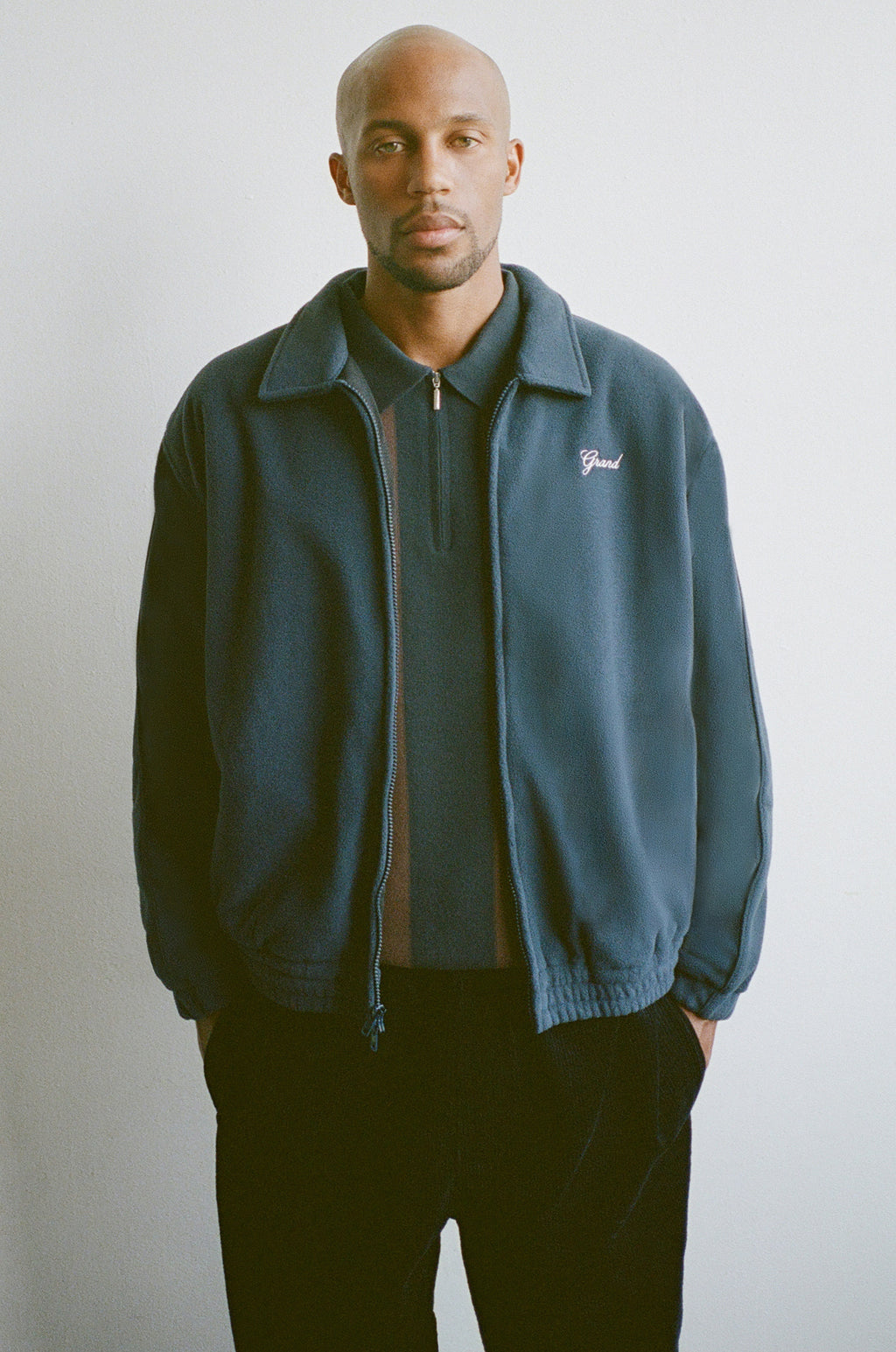 POLAR FLEECE JACKET MIDNIGHT NAVY
