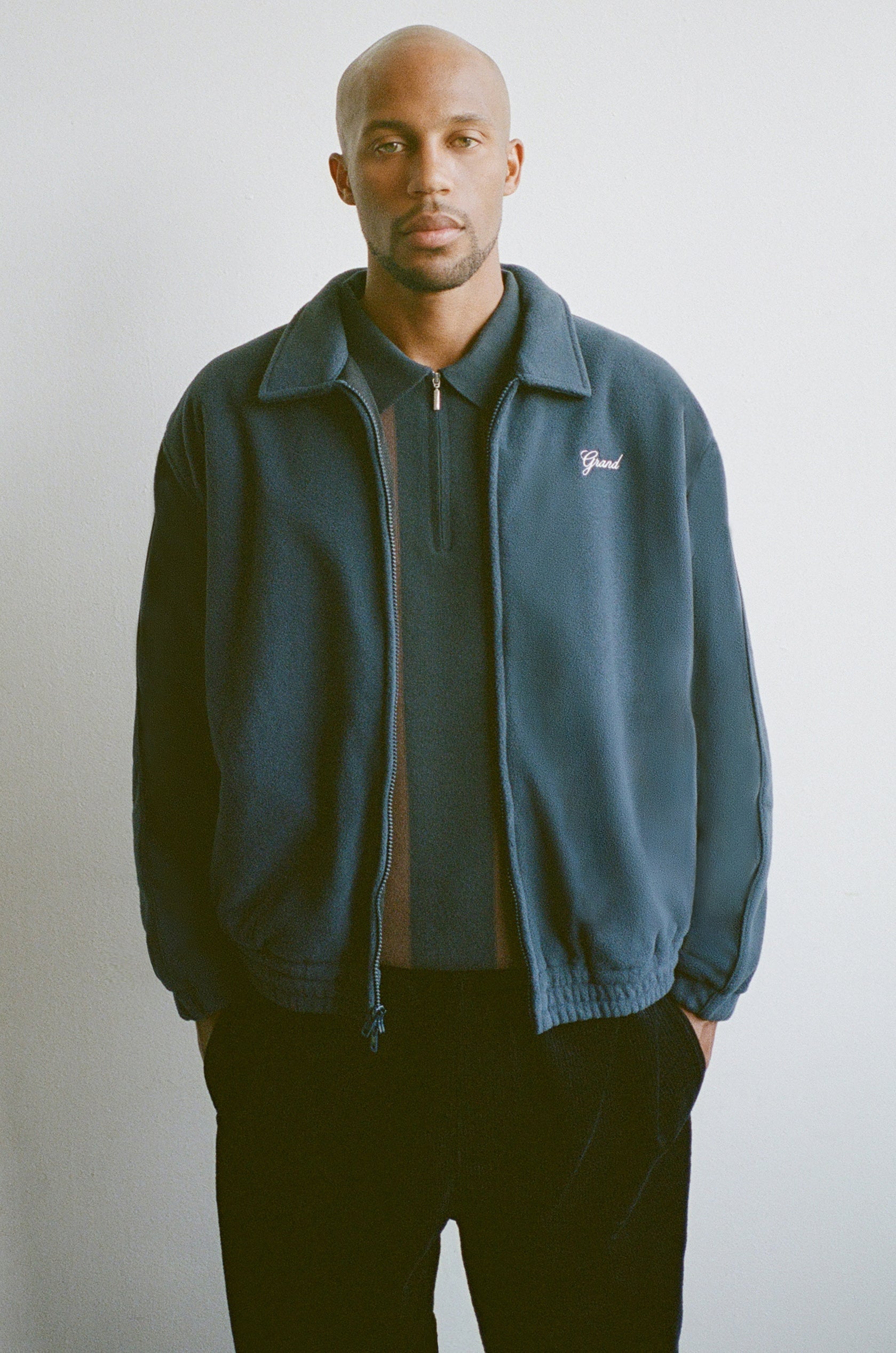 POLAR FLEECE JACKET MIDNIGHT NAVY