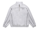 QUARTER ZIP SWEATSHIRT ASH GREY thumbnail image