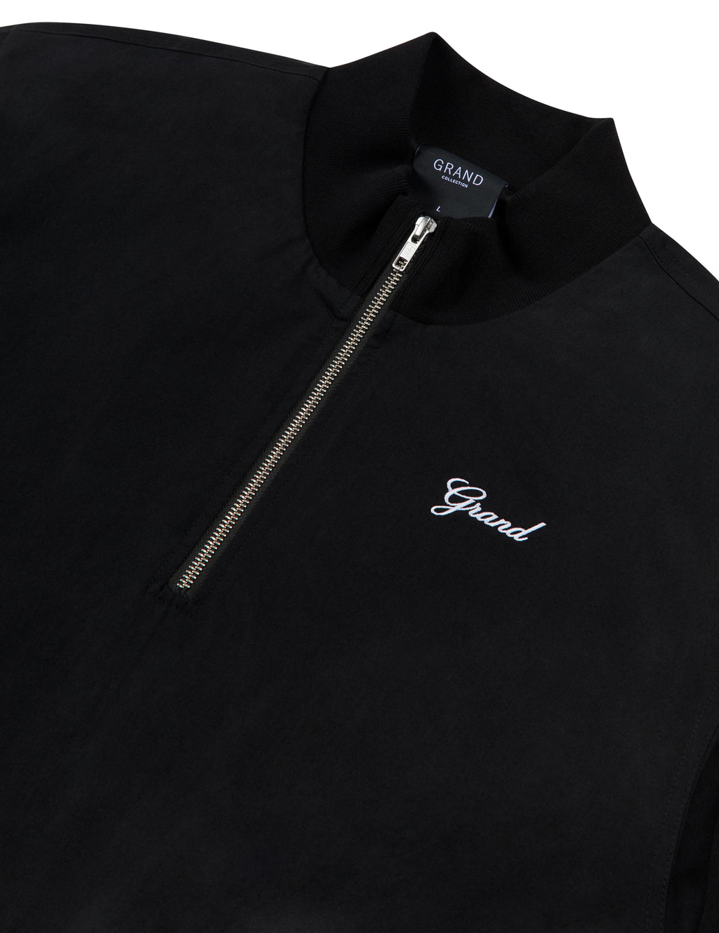 QUARTER ZIP JACKET BLACK