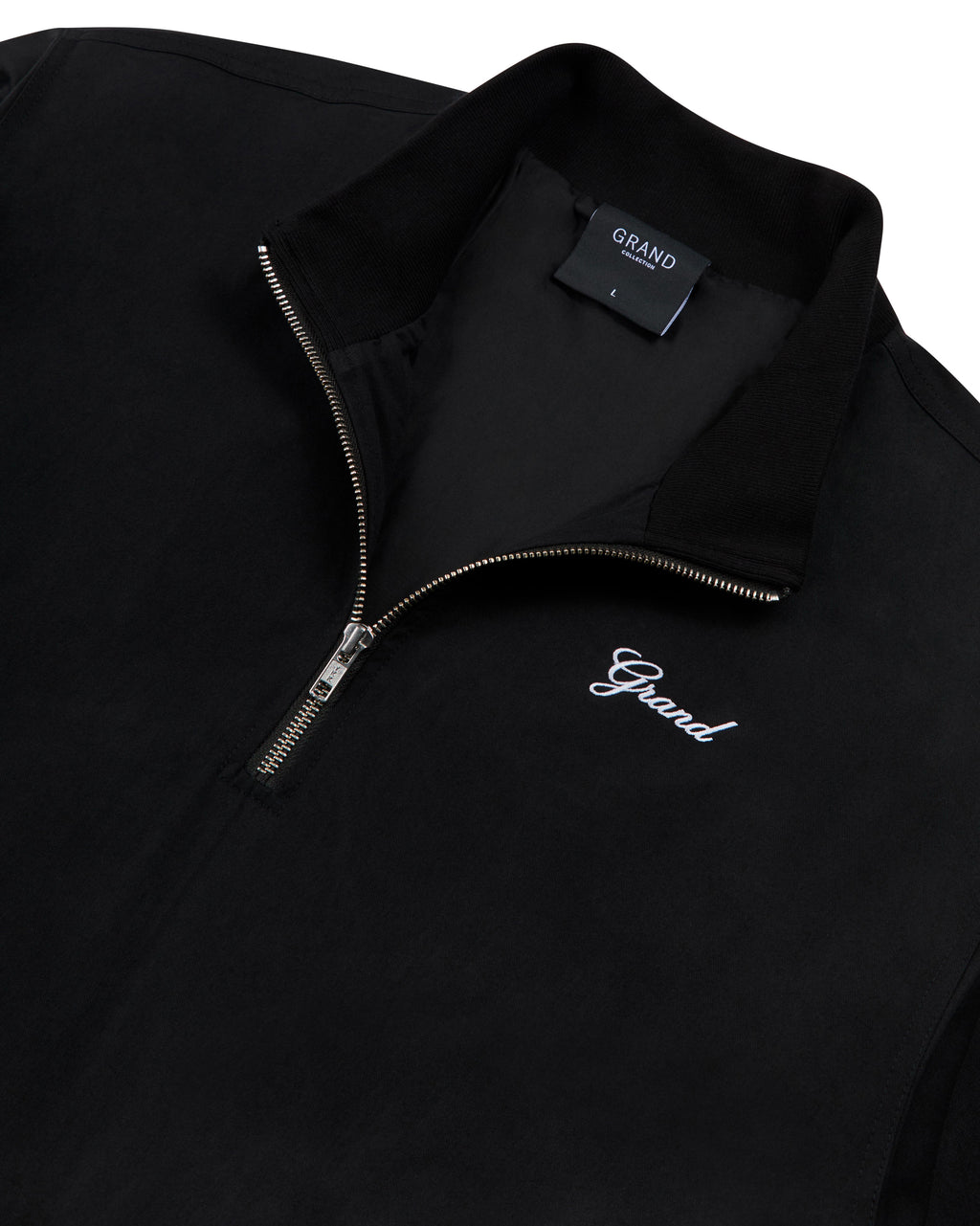 QUARTER ZIP JACKET BLACK