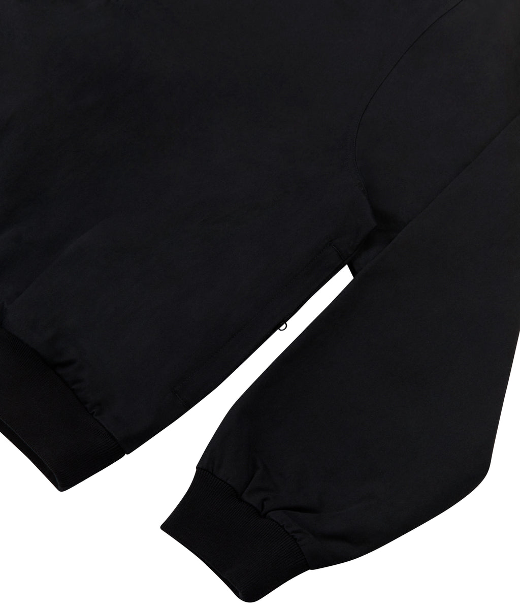 QUARTER ZIP JACKET BLACK