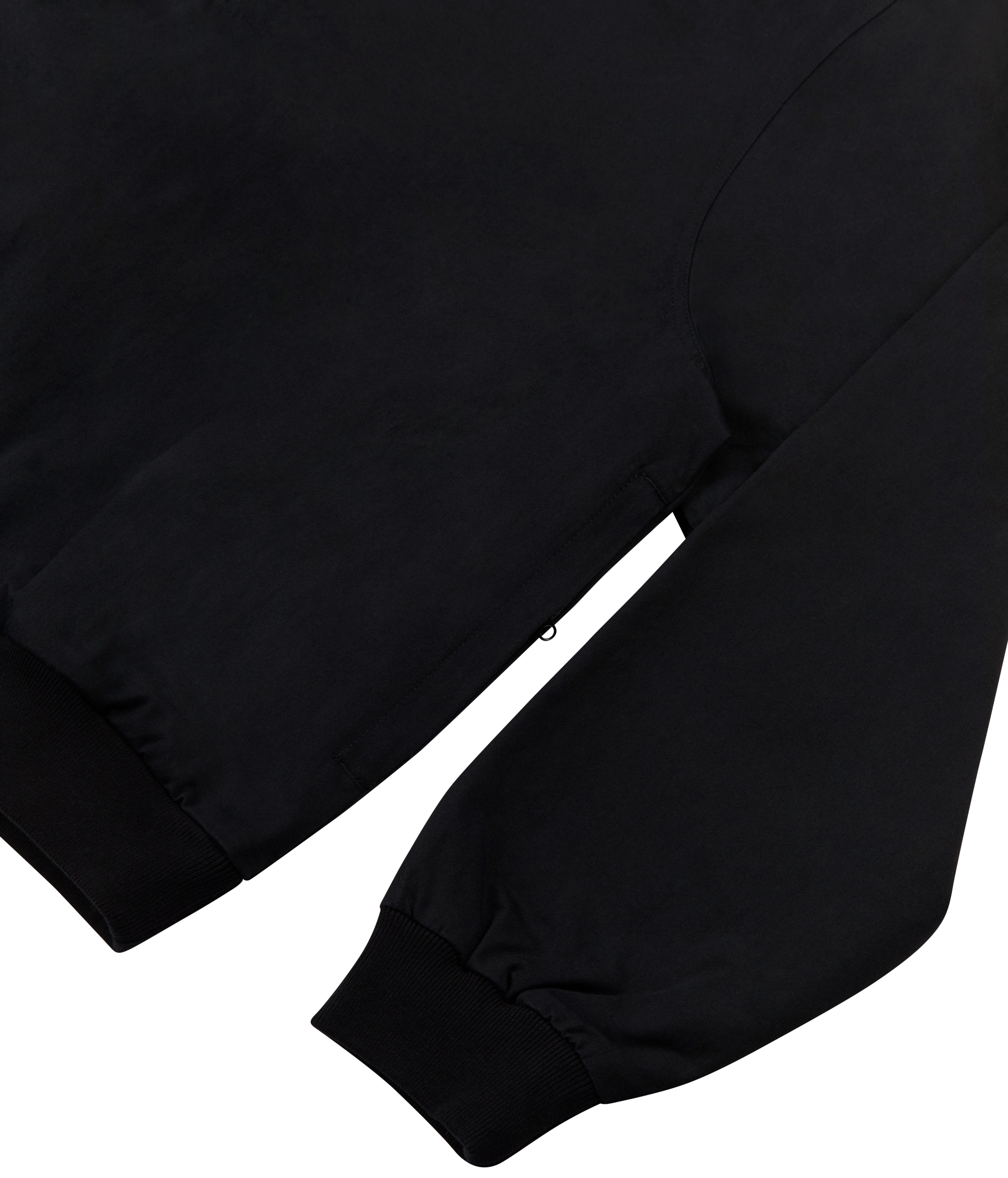 QUARTER ZIP JACKET BLACK