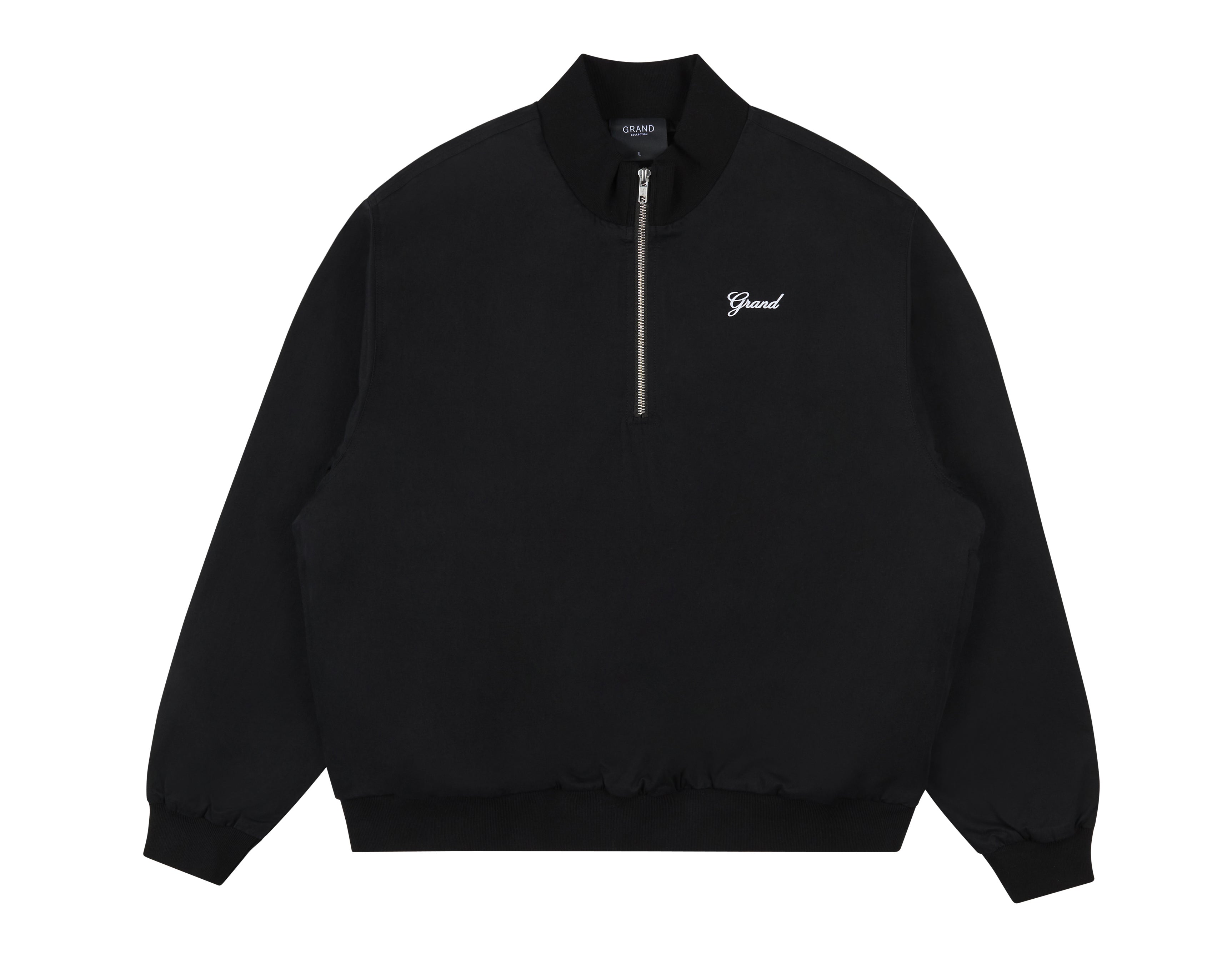 QUARTER ZIP JACKET BLACK