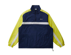 メンズウェア CORDURA NYLON PULLOVER JACKET 8gshoot XL QuarterZipNylonPulloverNavy_Ye