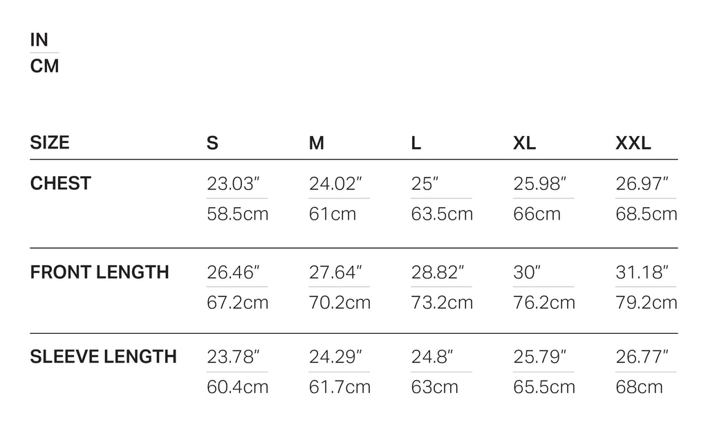 BLAIR STRIPED POPLIN SHIRT WHITE size chart